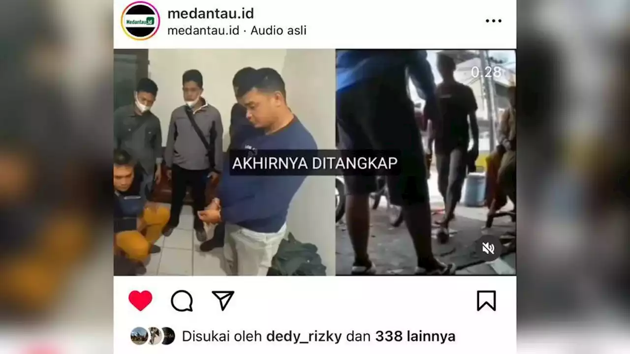 Harapan Netizen Terkabul, Pria Arogan Lempar Gear Mesin ke Lansia di Siantar Ditangkap Polisi