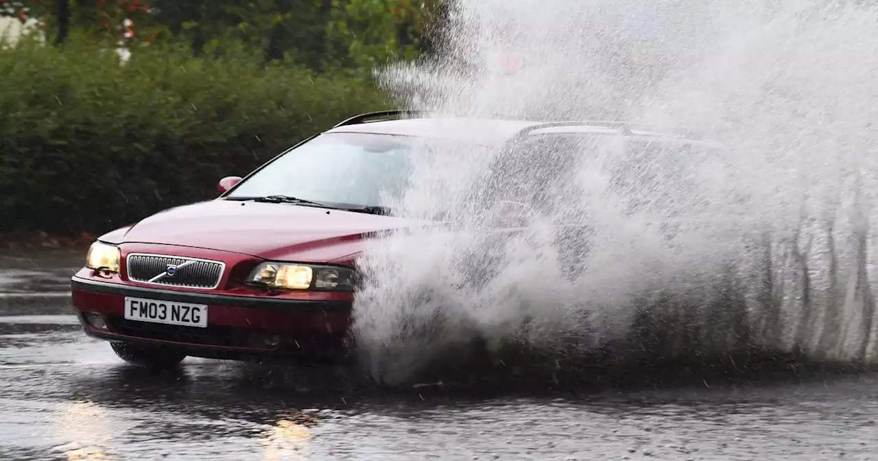 Tips for driving heavy rain as yellow weather warning issued