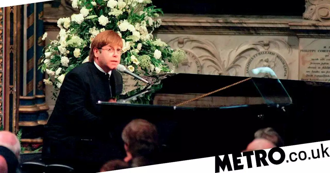 Harry 'almost brought to tears' listening to Sir Elton John at Diana's funeral