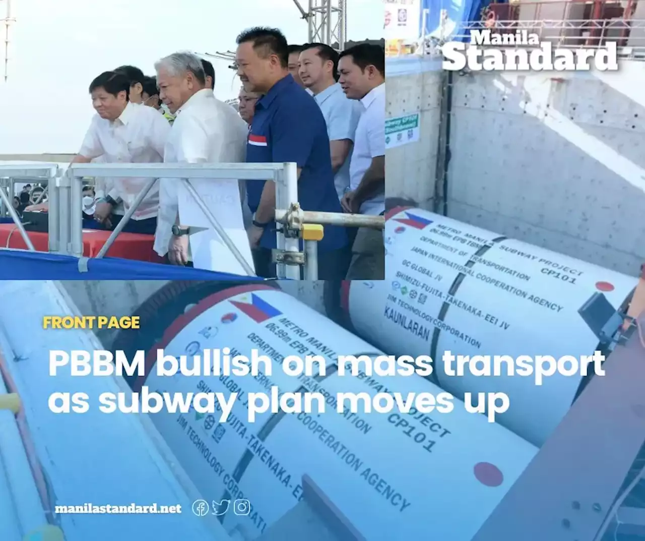 PBBM bullish on mass transport as subway plan moves up