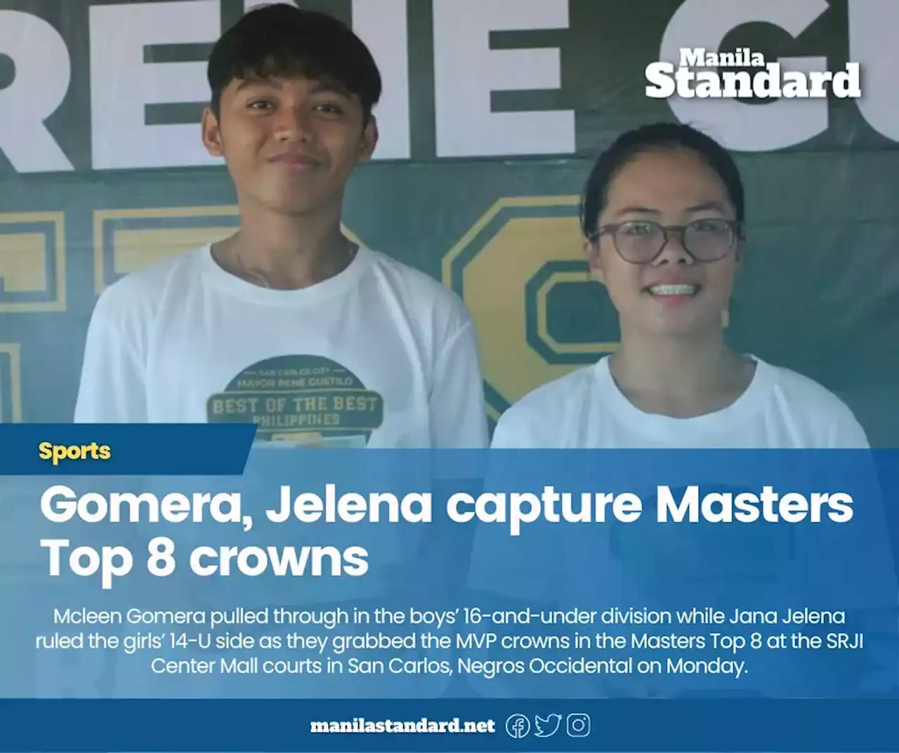 Gomera, Jelena capture Masters Top 8 crowns