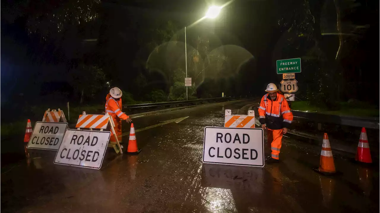 Two-Day Storm Washes Mud, Rocks and Debris Onto Southern California Roads