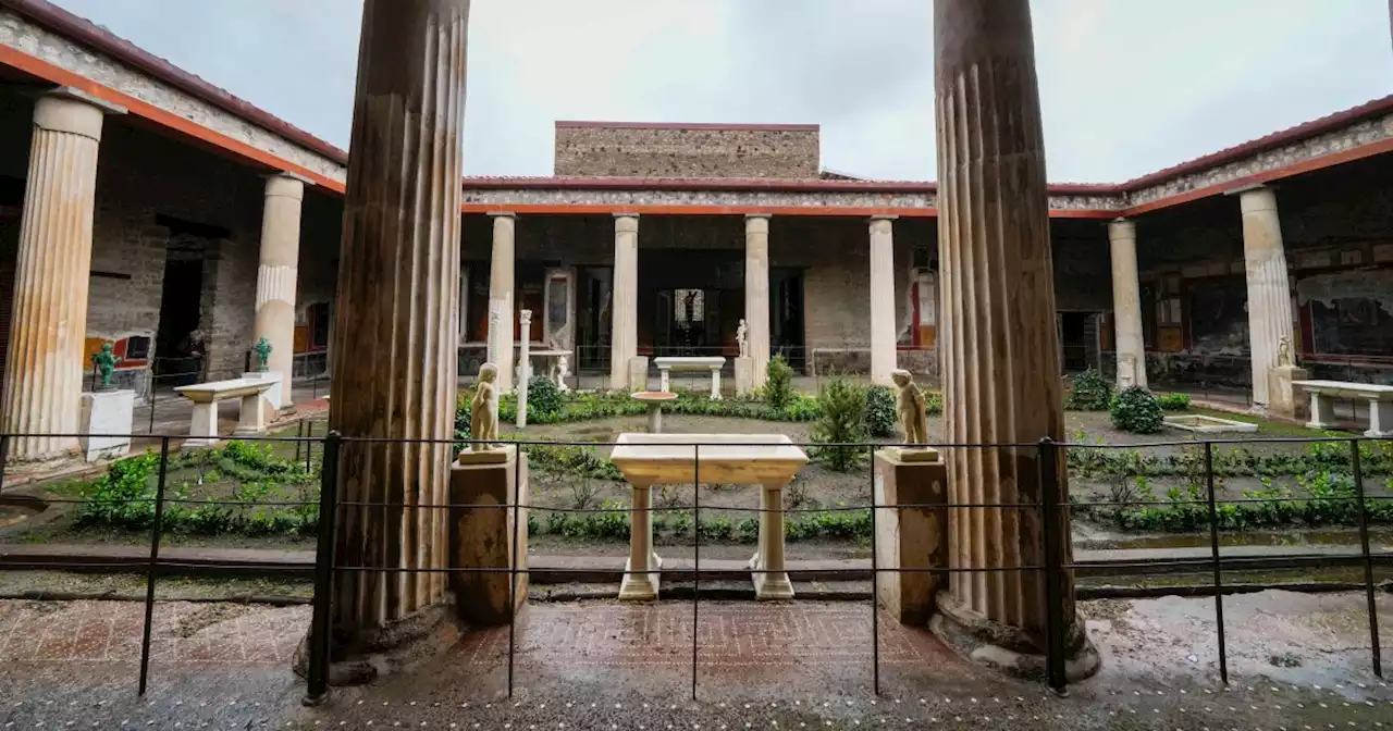 Newly restored house in Pompeii offers glimpse of elite life