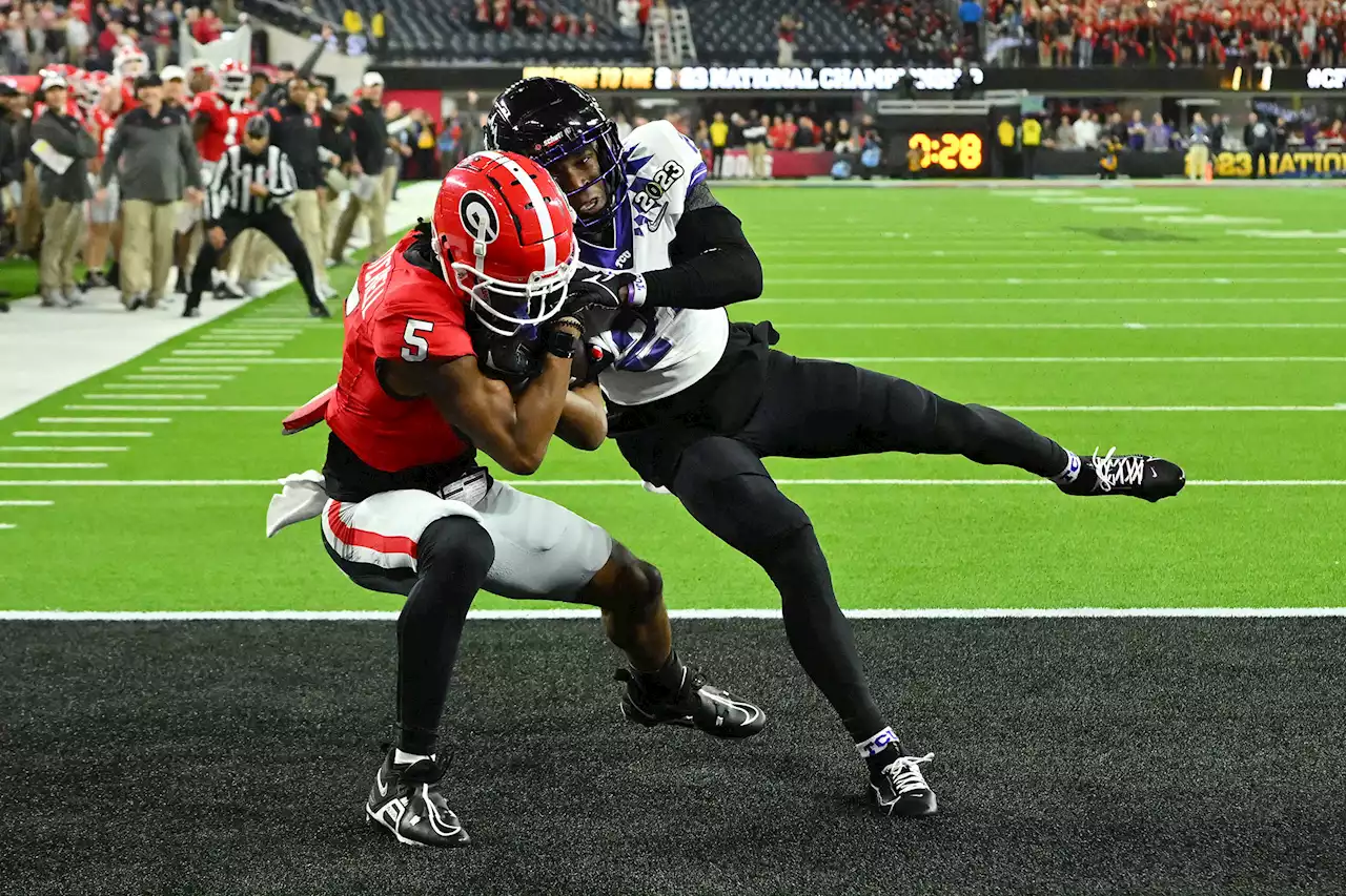 Georgia racks up CFP-record 38 points in first half against TCU