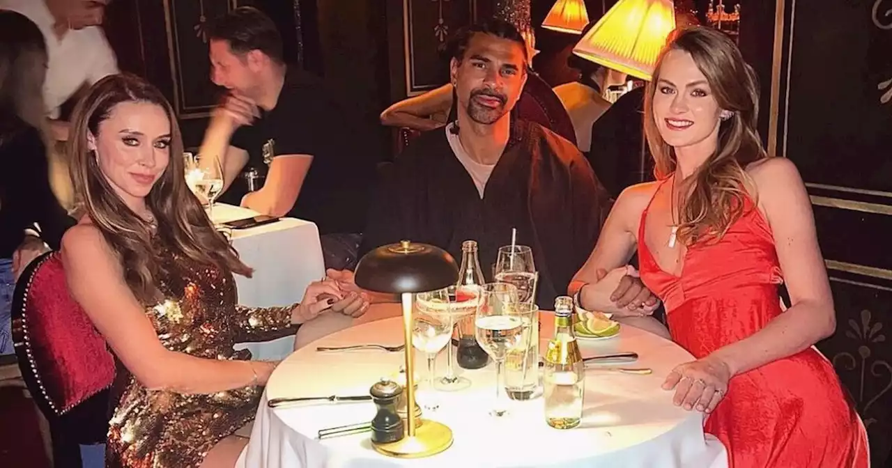 David Haye and Una Healey's 'throuple' holiday snaps show racy massage