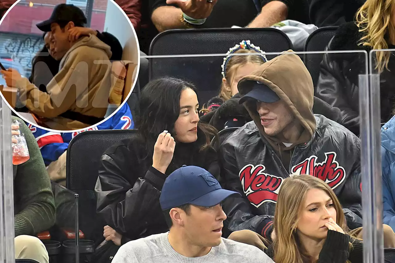 Pete Davidson cozies up to co-star Chase Sui after Emily Ratajkowski split