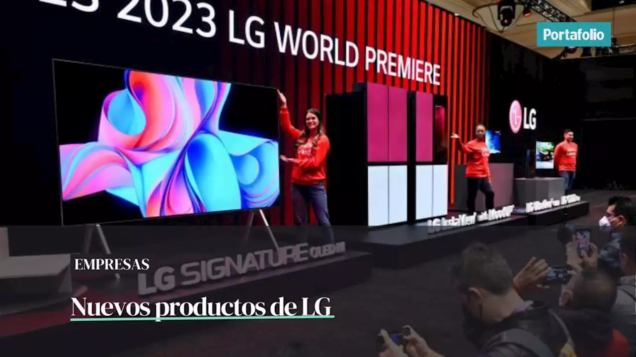 Los nuevos productos tecnológicos de LG presentados en el CES 2023