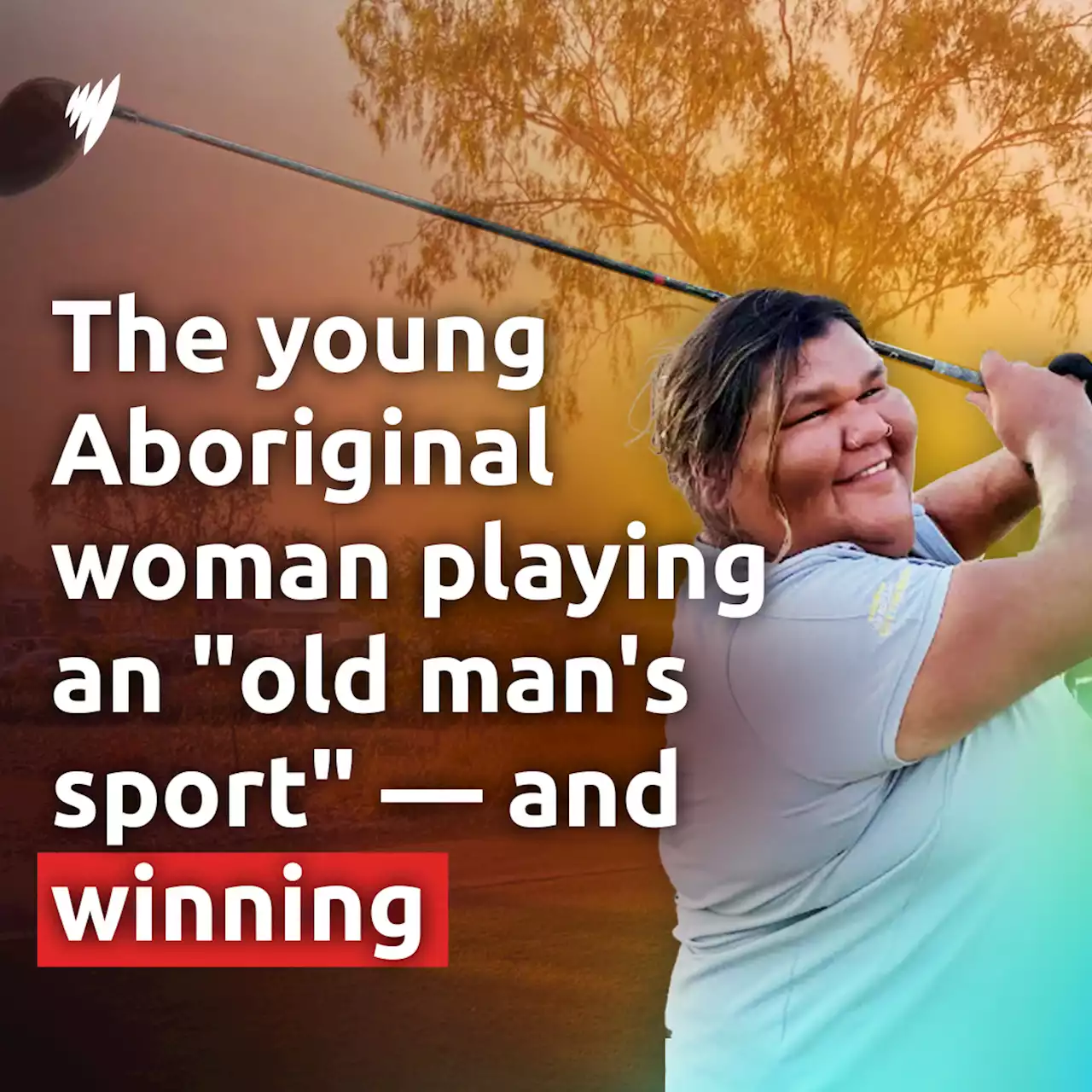 The young Aboriginal woman playing an 'old man's sport' — and winning