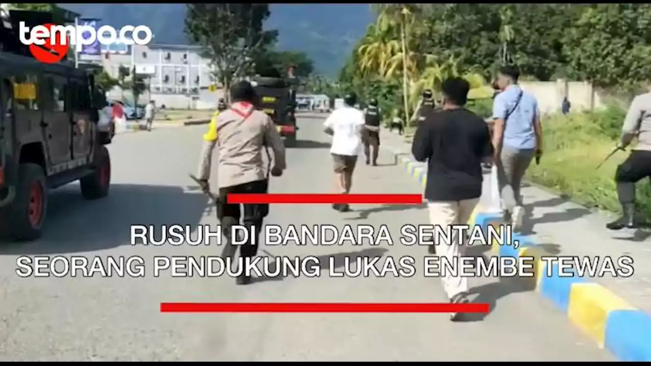 Rusuh di Bandara Sentani, Seorang Pendukung Lukas Enembe Tewas