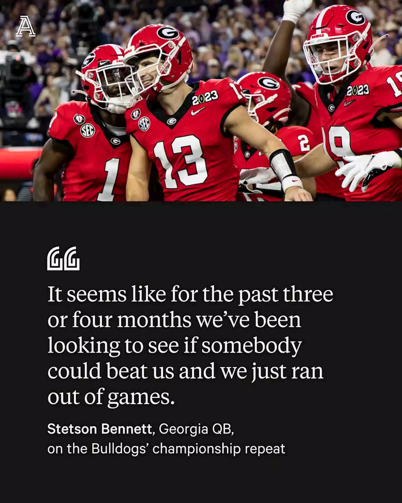 Final thoughts: Do not take for granted what Georgia has accomplished