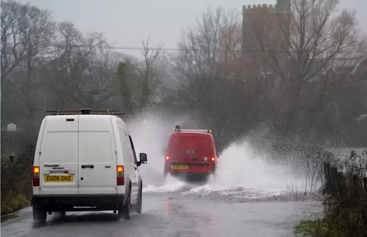 Met Office yellow warnings in place across UK hit with floods, rain and '70mph' winds