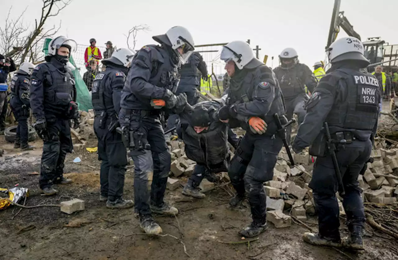 Activists bid to block access to German village cleared for coal mine expansion