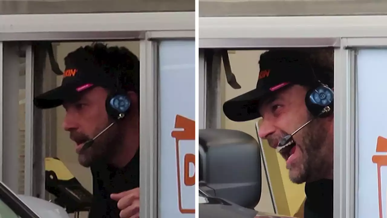 Ben Affleck Shoots Dunkin' Donuts Commercial in Boston