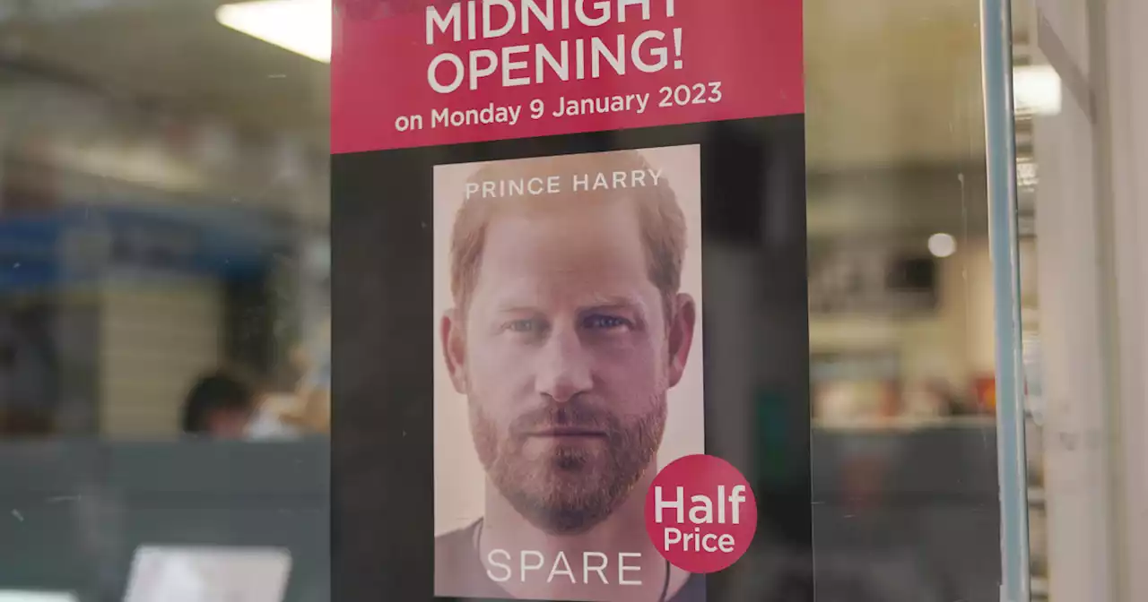 Prince Harry’s memoir, ‘Spare,’ that captures the ugly sides of royal life hits bookshelves