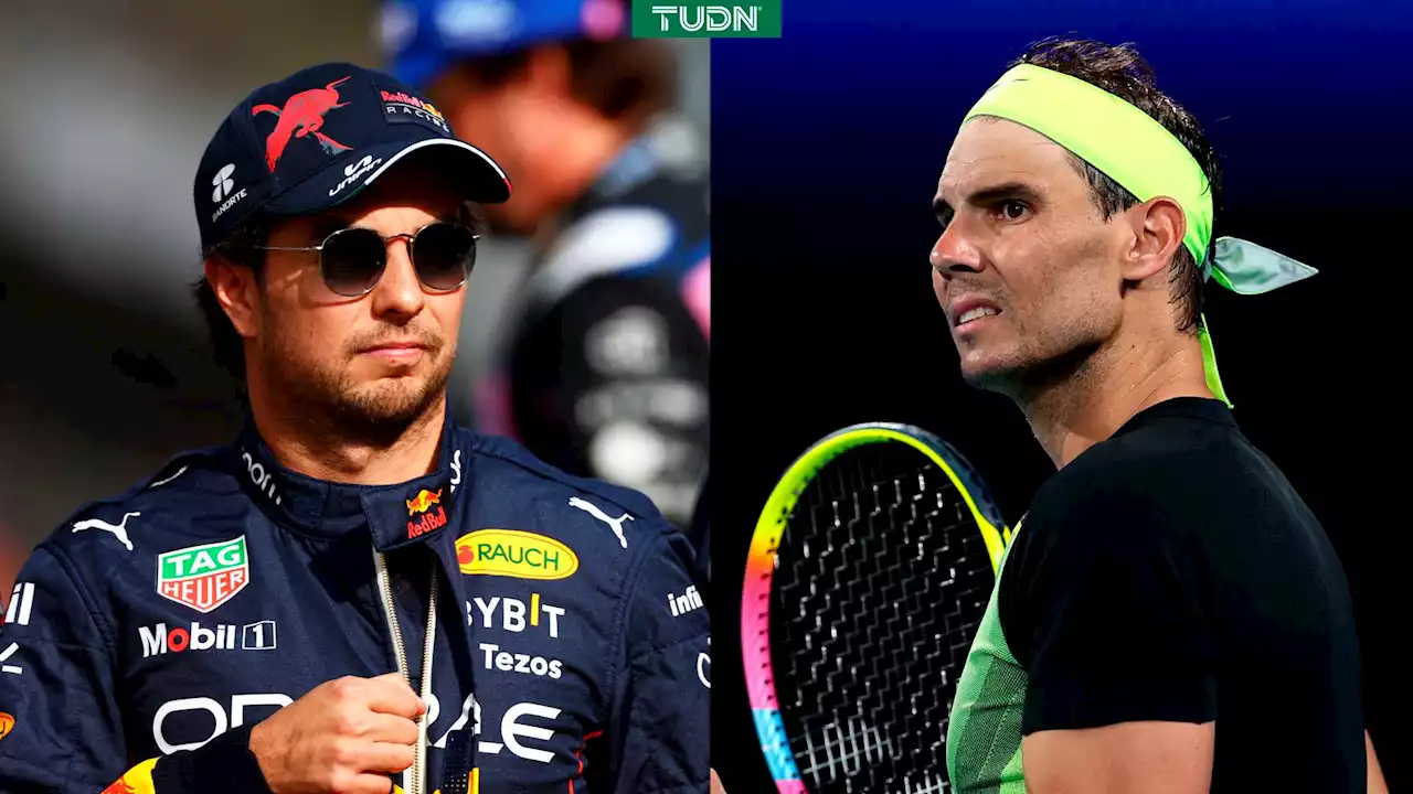 Checo Pérez reta a Rafael Nadal por campeonato en 2023