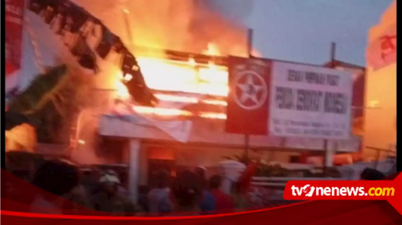 Kantor DPP Pemuda Demokrat Indonesia di Cempaka Putih Terbakar Hebat, 15 Damkar Diterjunkan