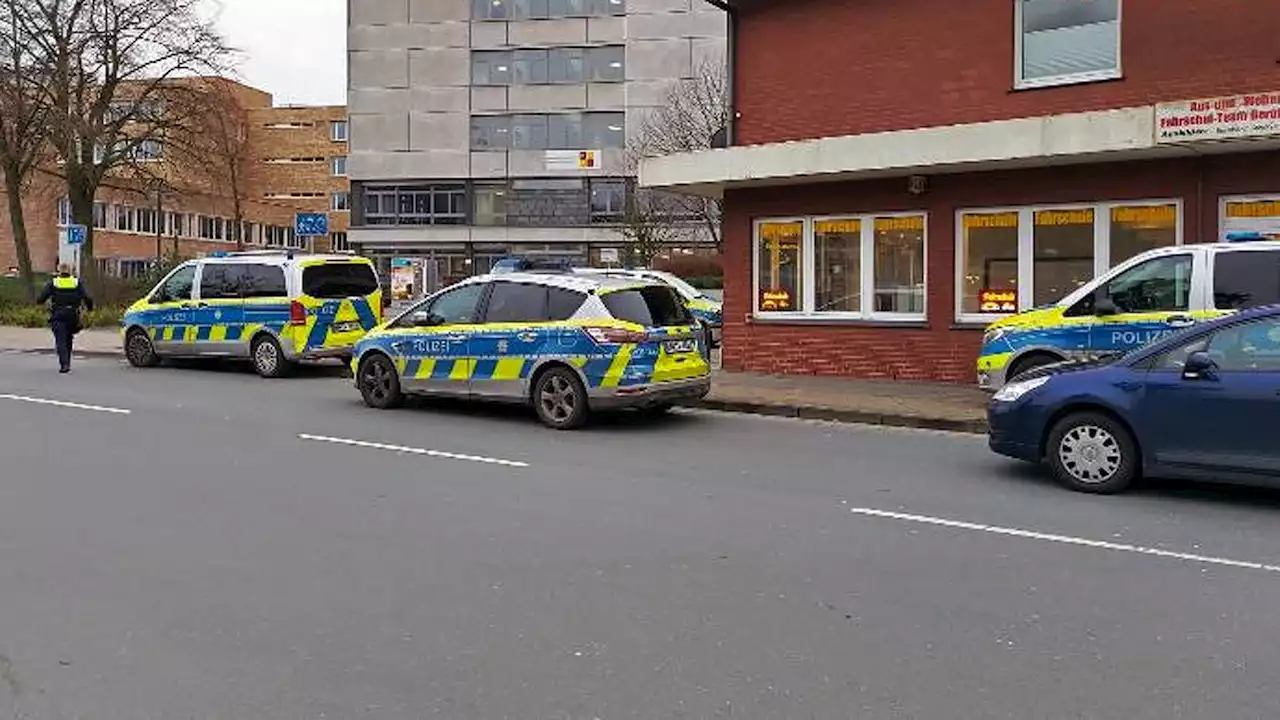 Großeinsatz der Polizei in Ibbenbüren