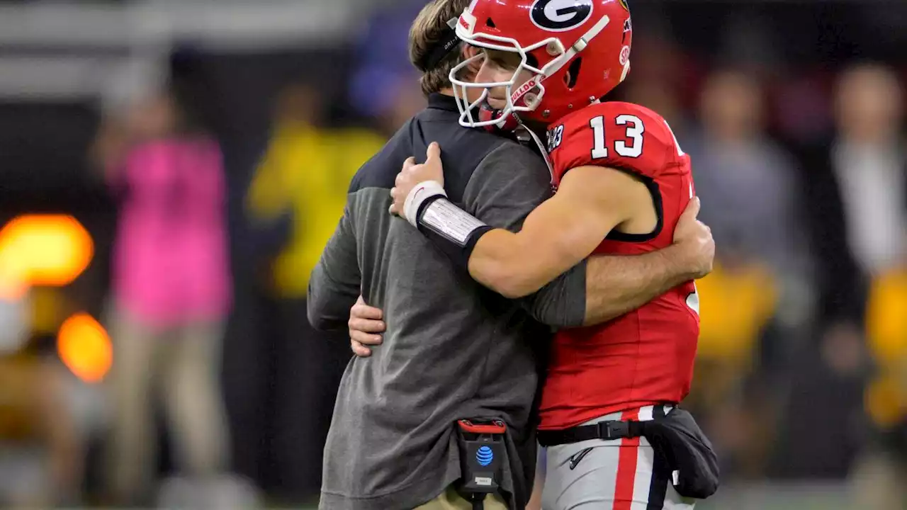 Georgia blowout of TCU allows Stetson Bennett to watch 4th quarter from the sideline