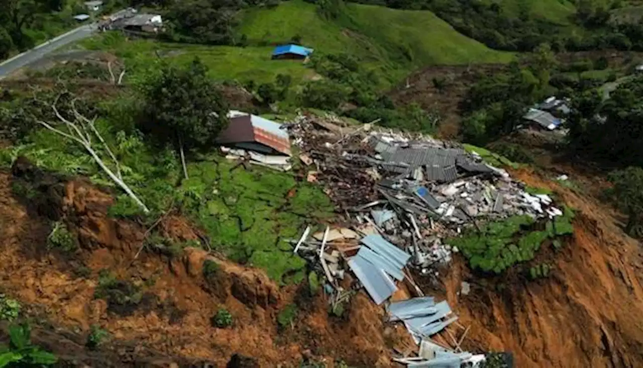 Más de 150 familias afectadas tras derrumbe en Rosas, Cauca