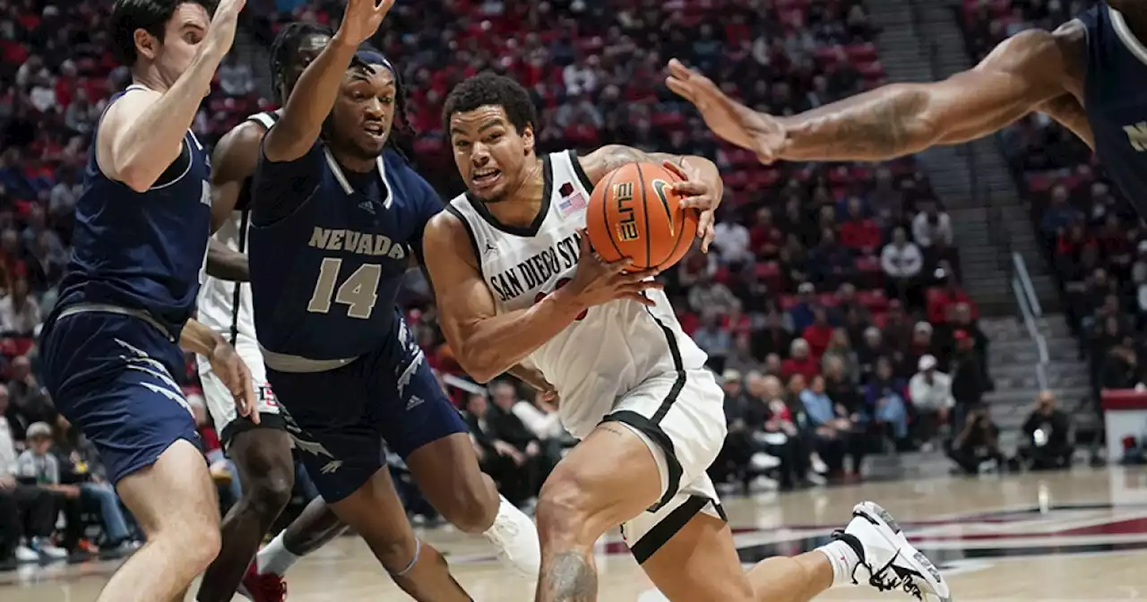 Bradley scores 17, No. 23 San Diego State beats Nevada 74-65