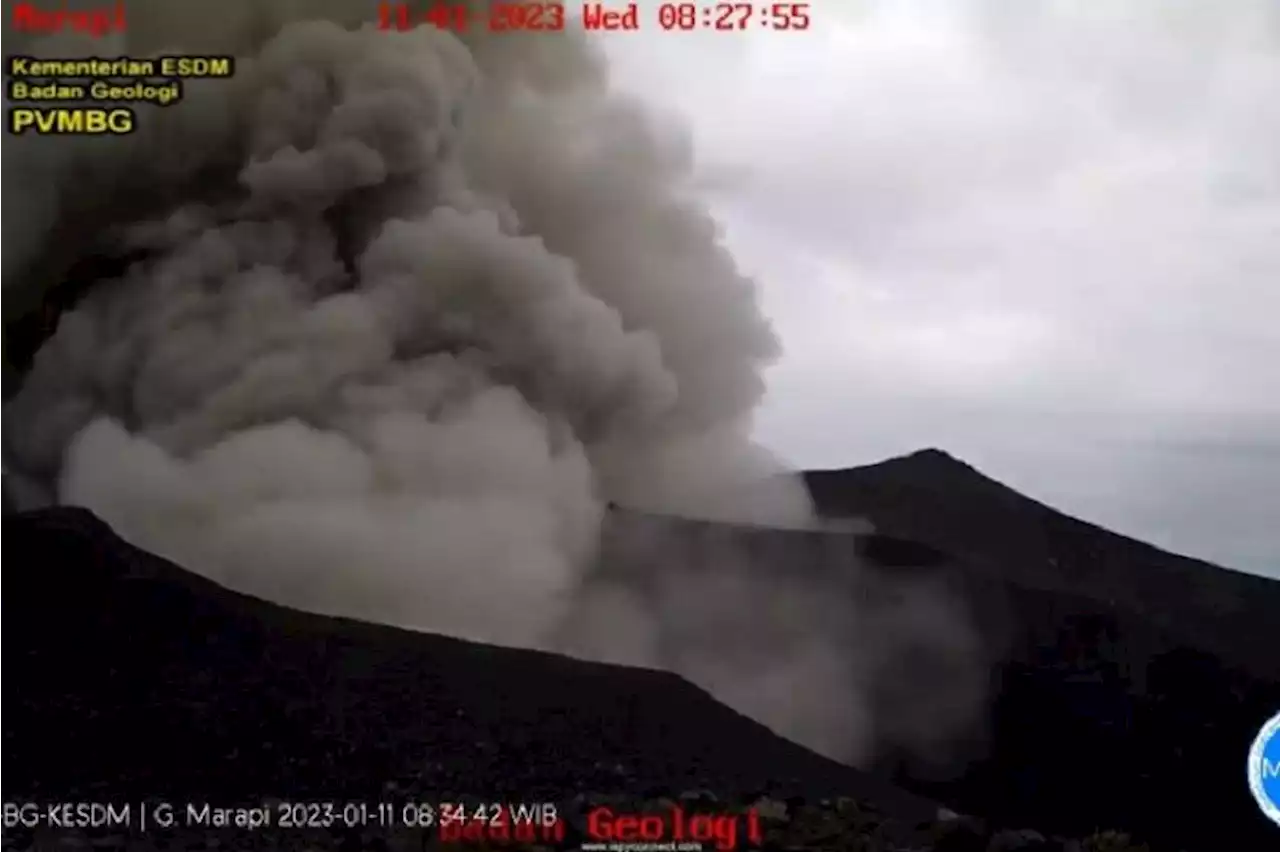 BPBD Agam sebut erupsi Gunung Marapi terhitung 127 kali