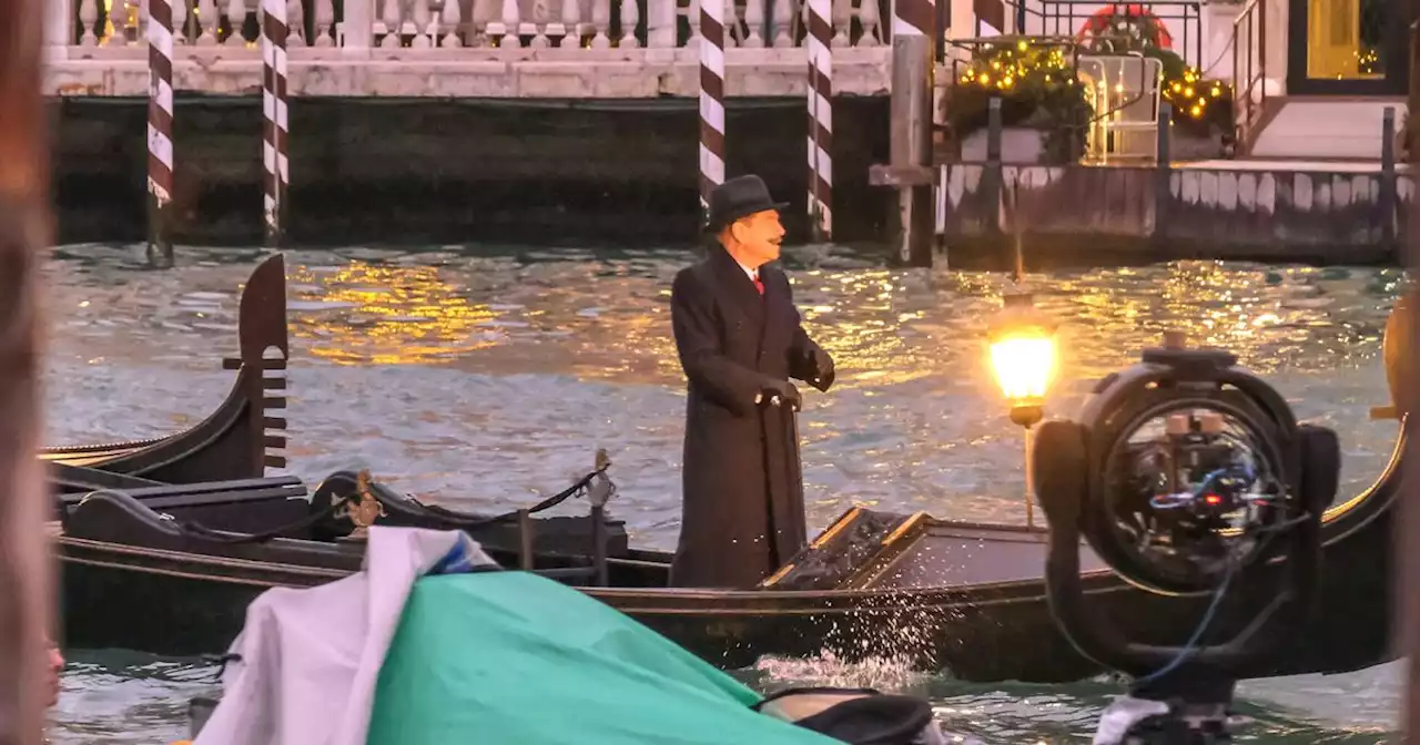 In pictures: Kenneth Branagh spotted during filming of upcoming mystery film