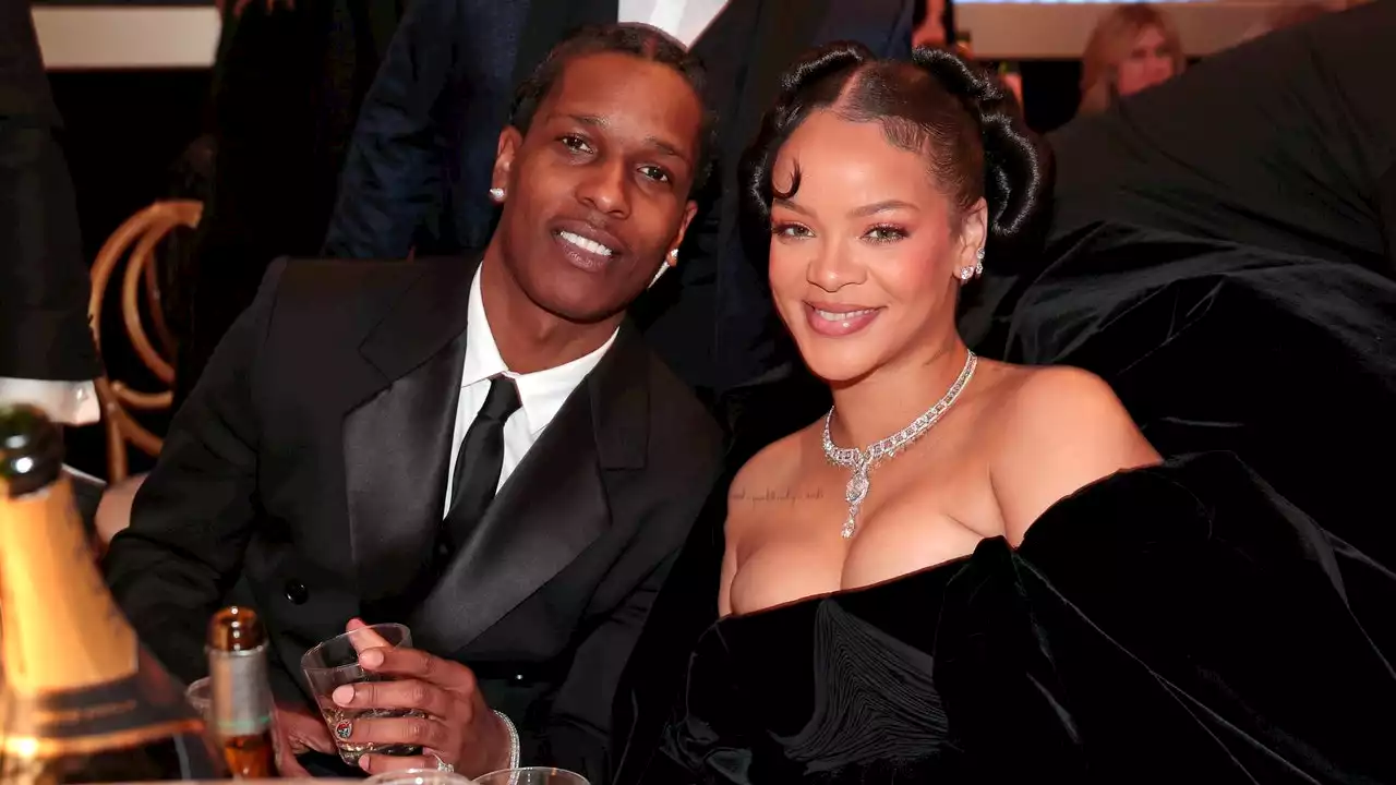 Rihanna And A$AP Rocky Won Best Dressed Couple At The Golden Globes