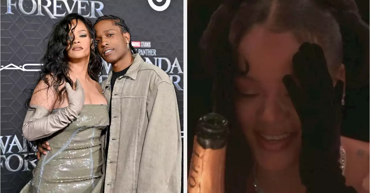 Rihanna And A$AP Rocky Snuck In Late To The Golden Globes, Because Of Course They Did