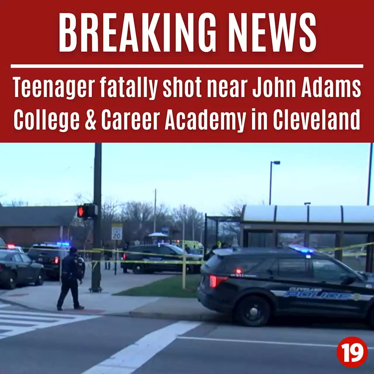 Teenager fatally shot near Cleveland high school