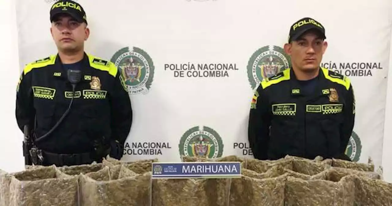 Cundinamarca: incautan en peaje de la vía Girardot-Mosquera 520 kilos de marihuana