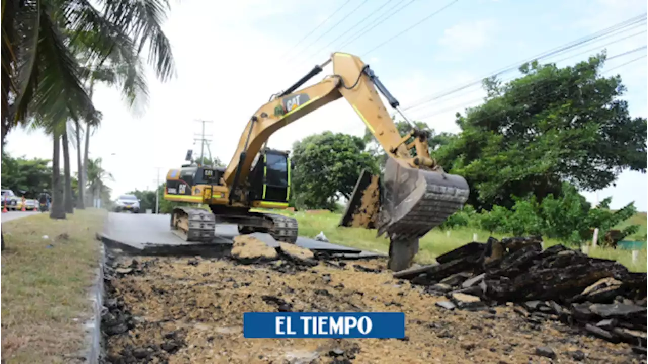 Cierre en calzadas norte y sur de Gran Vía que conectará Barranquilla con Puerto