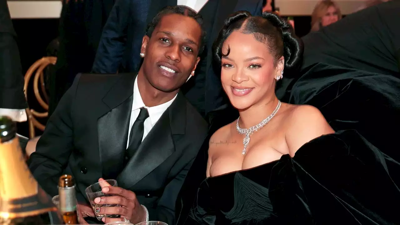 Cutest Couples at the 2023 Golden Globes: Rihanna, A$AP Rocky and More