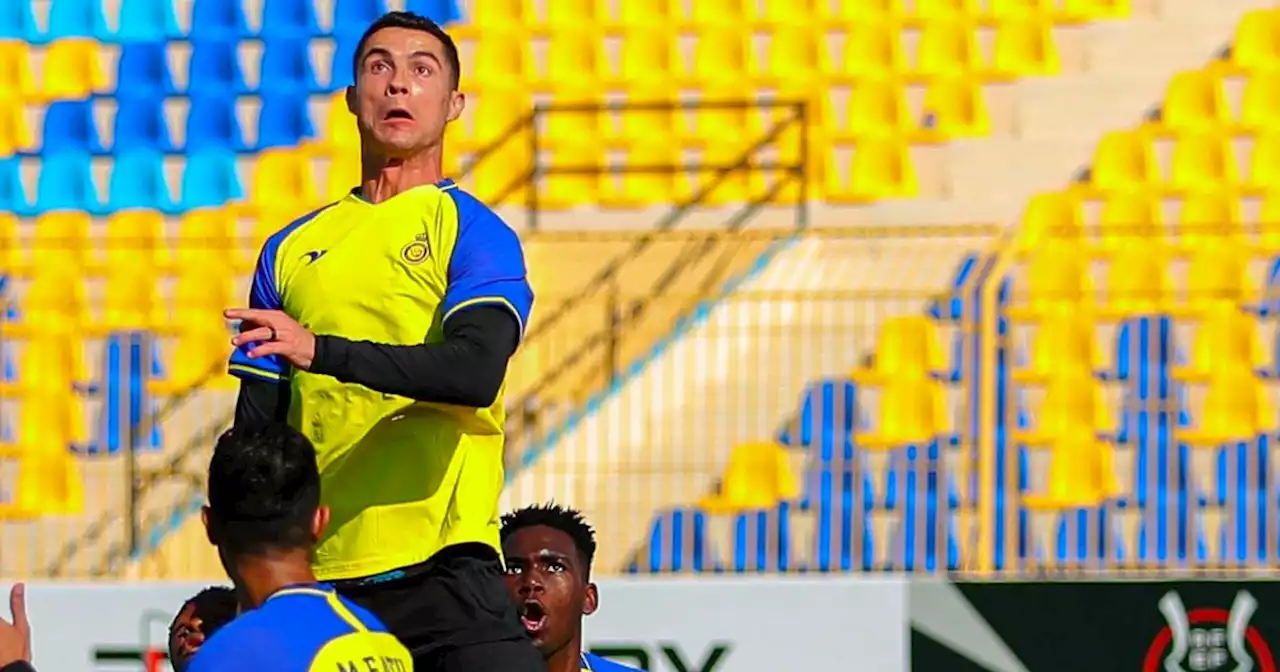 Cristiano Ronaldo sorprende a compañeros en Al-Nassr por enorme salto a lo Jordan