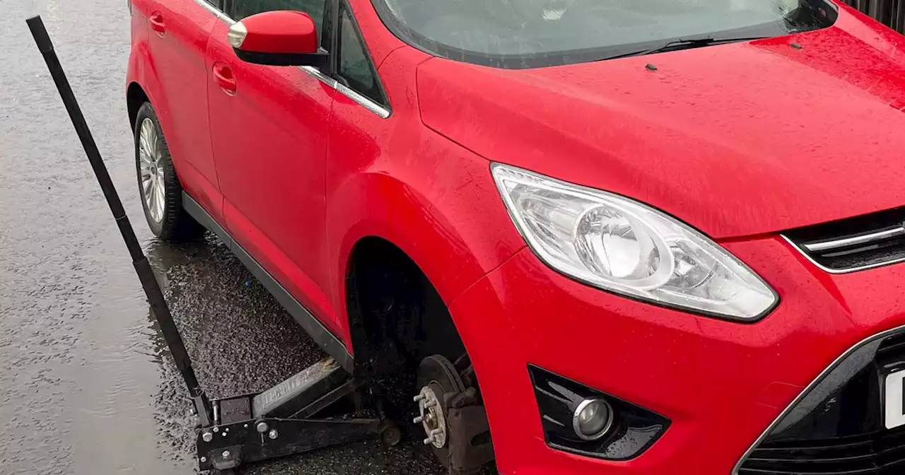 Clyde Tunnel pothole blows out woman's tyre during husband's birthday