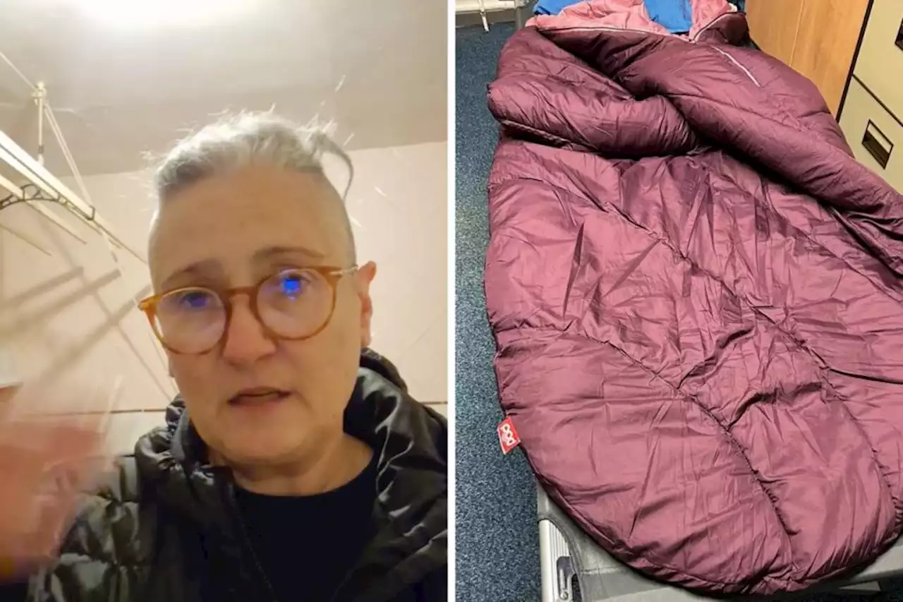 I took sleeping bag to work as nurse because of staff shortages