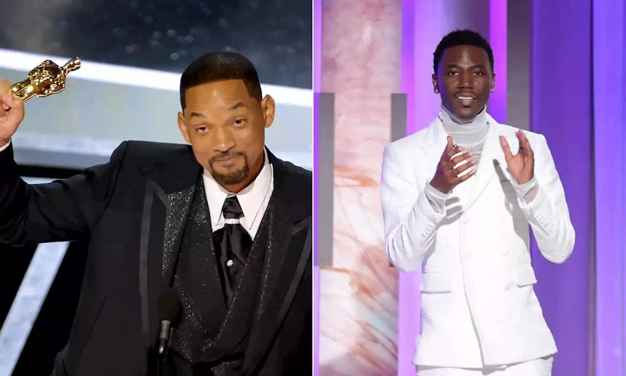 Golden Globes host Jerrod Carmichael pokes fun at Will Smith Oscars incident