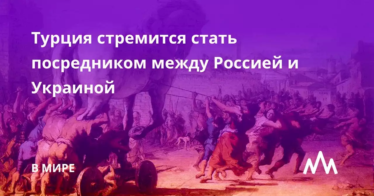 Турция стремится стать посредником между Россией и Украиной