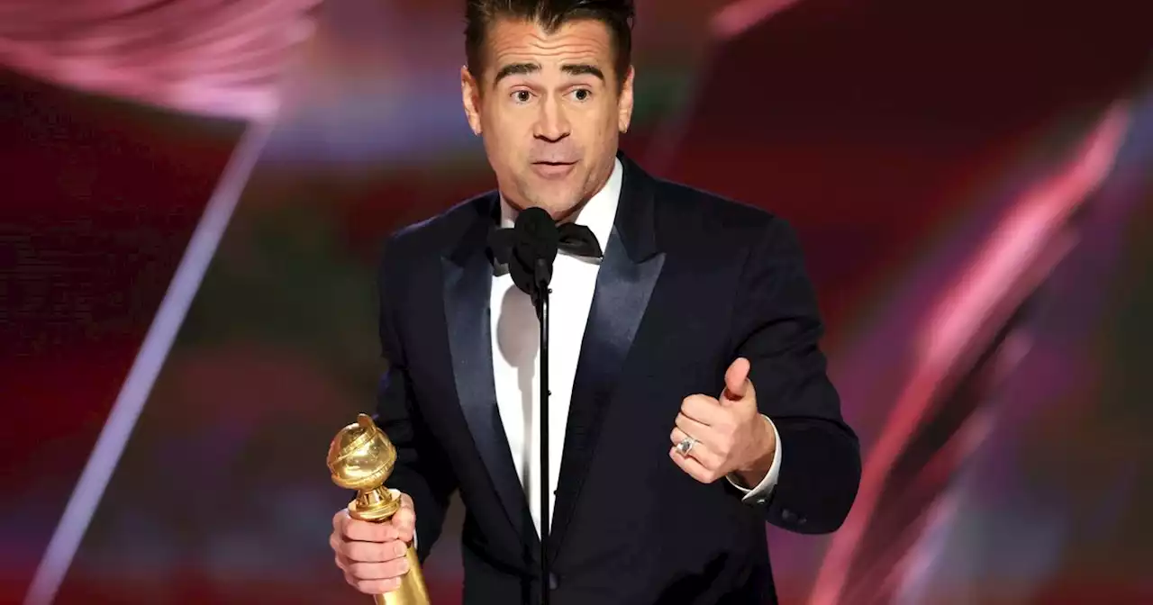 Colin Farrell's Golden Globes speech goes viral for 'killing toxic masculinity'