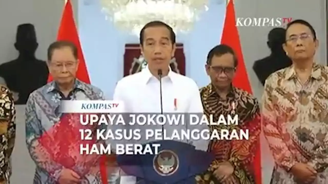 Jokowi Minta Menkopolhukam Kawal 2 Upaya Ini Usai Akui 12 Peristiwa Pelanggaran HAM Berat