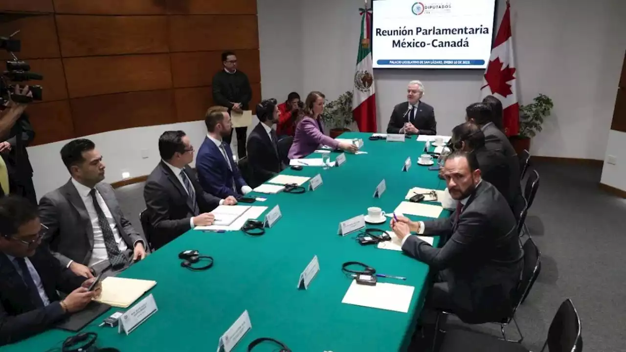 Legisladores mexicanos y canadienses también se reúnen; captura de Ovidio, migración, sus temas