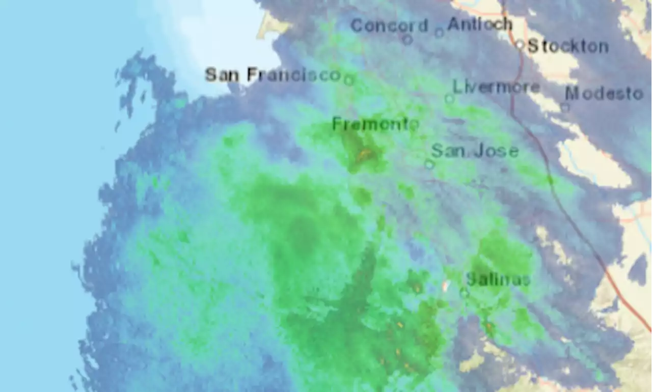 Bay Area storm tracker map: Follow the rain for the rest of the week