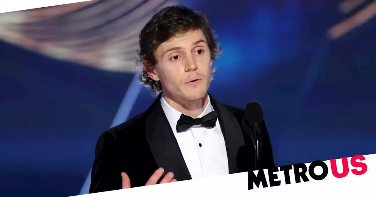 Evan Peters appears to address Dahmer controversies as he wins Golden Globe