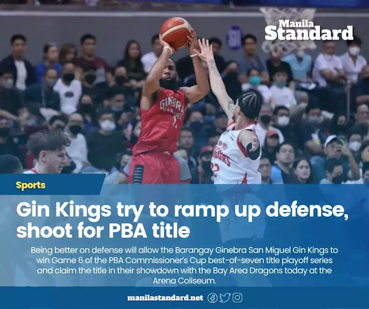 Gin Kings try to ramp up defense, shoot for PBA title