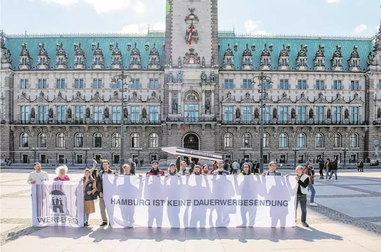 Hamburg werbefrei? Das finden selbst die Grünen nicht gut (M+)