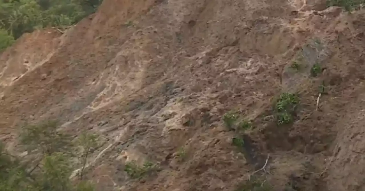 Así se vio desde el aire el impactante deslizamiento de tierra en Rosas, Cauca