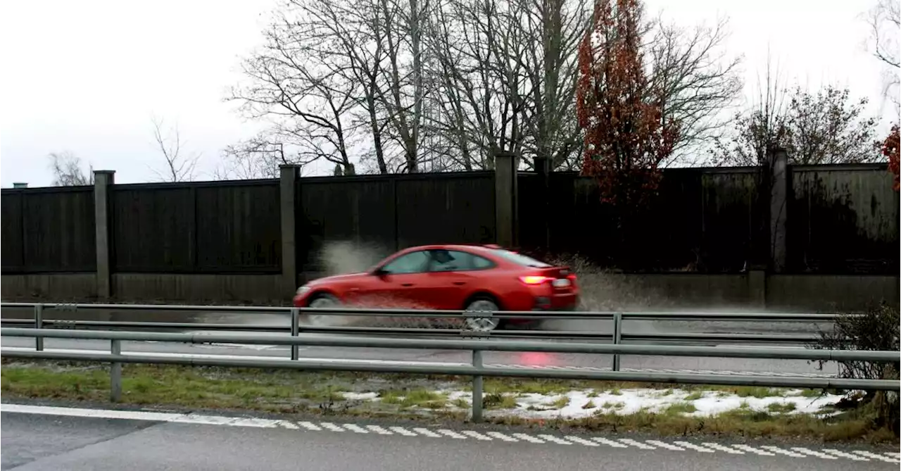 Översvämningar på E18 genom Karlskoga