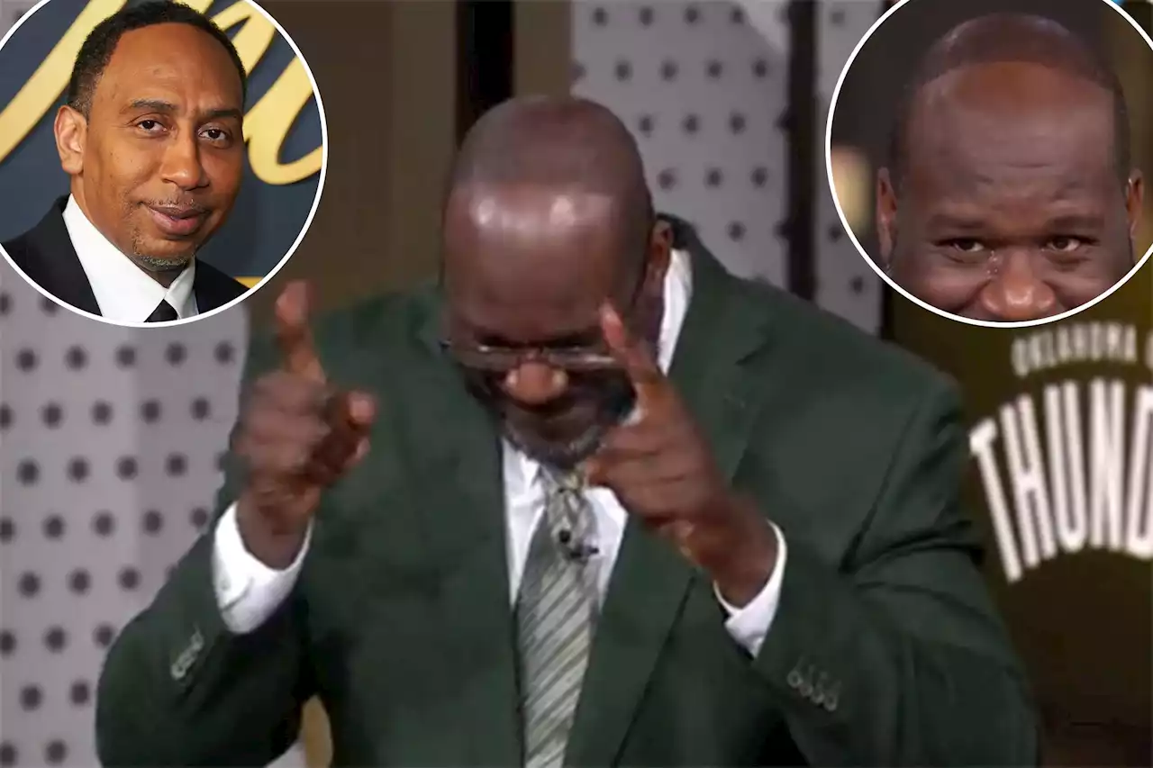 Shaq’s ‘crooked’ new haircut was all about Stephen A. Smith