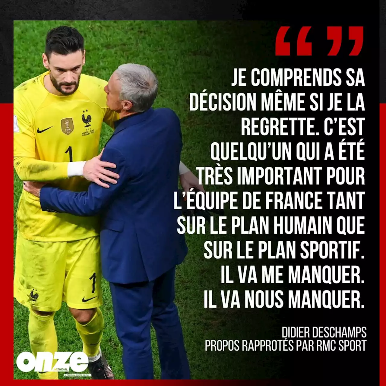 Equipe de France : Deschamps « regrette » la retraite de Lloris !