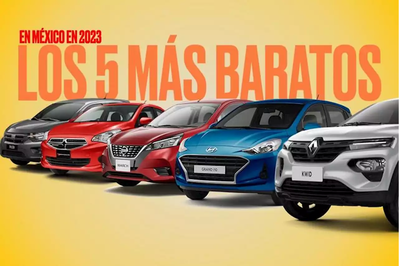 Los 5 coches más baratos en México en 2023