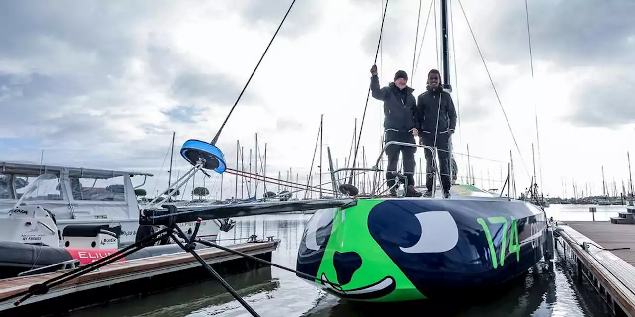 Gironde : il y a un an, un bateau pionnier du recyclable dans la course au large est mis à l’eau au Verdon